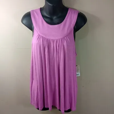  Wrangler Shirt Women's Medium Purple Heather Sleeveless Western Rodeo Shirt  • $27.41