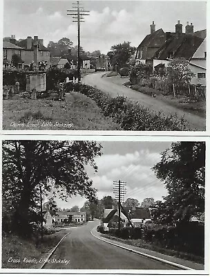 Postcards Cambridgeshire Little Stukeley Cross Rds &Church St On 2Unposted Cards • £6