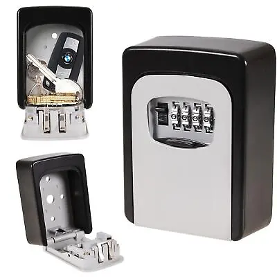 £8.98 • Buy High Security Wall Mounted Door Lock Key Safe Box Secure Lock Combination