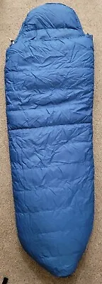 Down Fill Country USA - Denver Colorado Sleeping Bag -Navy Blue-Mummy Vintage  • $85