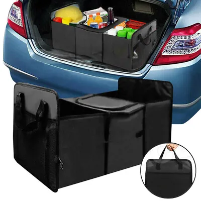 Trunk Organizer Cargo Foldable Caddy Storage Collapse Bag Bin For Car Truck SUV • $15.63