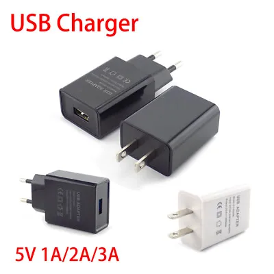 Universal 5V 1A/2A/3A USB Wall Power Adapter Travel Charger For IPhone Samsung • $4.39