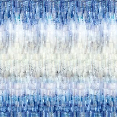 Hoffman - Sea Salt By Mckenna Ryan - Painterly Stripe - Bluegrass Fabric BTY • $13.45