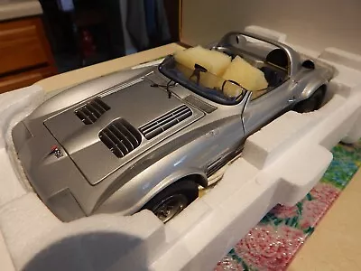 RARE 1964 Corvette Grand Sport Roadster In Silver Limited Ed.  By Exoto • $169