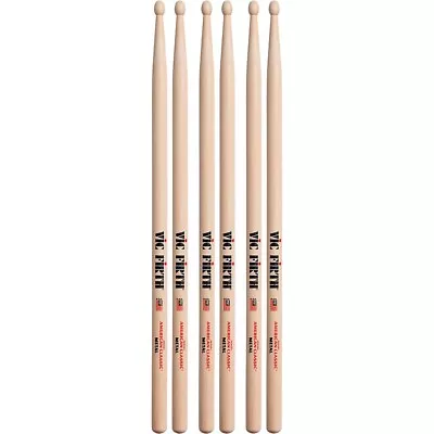 Vic Firth 3-Pair American Classic Hickory Drumsticks Wood Classic Metal • $29.97