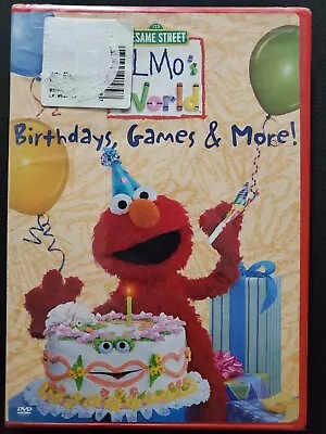 Sesame Street: Elmo's World - Birthdays Games & More (DVD 2002) NEW SEALED • $19.99