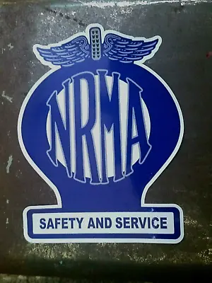 NRMA Vinyl Decal Sticker VINTAGE RETRO STYLE CAR / TRUCK FORD HOLDEN Vw • $3.99