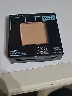Maybelline Fit Me Matte + Poreless Pressed Powder Classic Beige 245 New Sealed • $8.99
