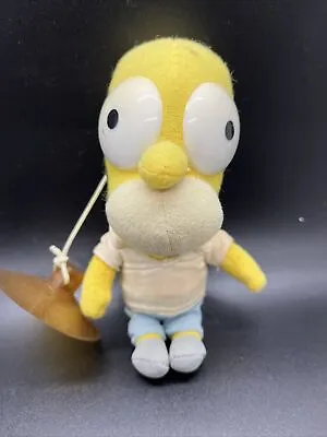 The Simpsons Plush Soft Toy Homer Window Rubber Sucker Collectable Matt Groening • £11.95