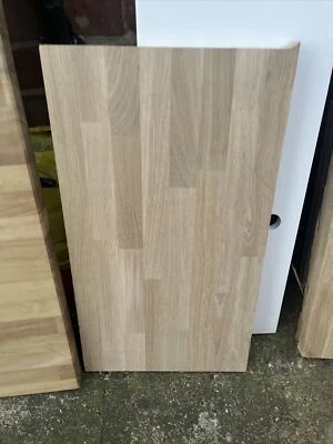 Solid Oak Kitchen Worktop Off Cut 40mm Thick 624mm X 344mm N24-7 • £25