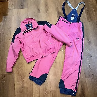 Womens The North Face Ski Suit Snowsuit Vtg 70s Jacket Snow Bib Extreme GoreTex • $139.99