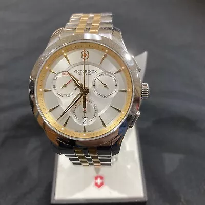 Victorinox 241747 Men Two Tone Chronogragh Wristwatch • $450