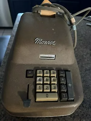 VTG Monroe Calculating Machine 608-11-011 Made In Germany Electric Adding • $130