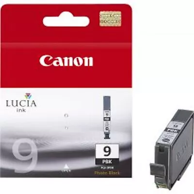 Genuine Authentic Canon 9 Photo Black Ink Cartridge Pgi-9pbk Pixma • £4.79