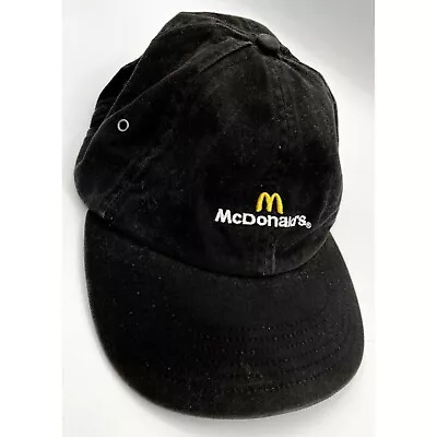 McDonalds Black Baseball Cap - Adjustable • $15.60