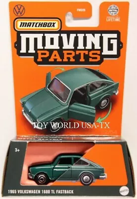 2024 Matchbox Moving Parts #22/54 1965 Volkswagen 1600 TL Fastback Green • $4.99