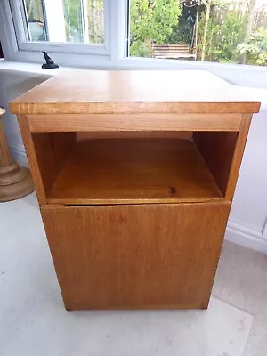 Vintage Mid Century Meredew Furniture  Bedside Cabinet Teak Veneer • £50