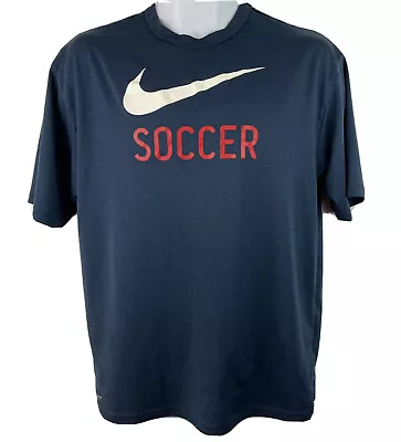 Nike Soccer Athletic Shirt / Men’s Small / Blue / FitDry / Polyester • $10.49