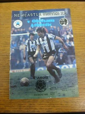 03/09/1983 Newcastle United V Oldham Athletic  (Creased Folded Worn). All UK O • £3.99