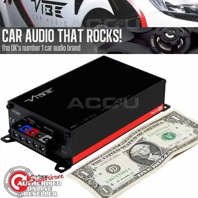 £89 • Buy Vibe Audio Powerbox 400.1M 800w Micro Class D Monoblock Mono Car Bass Amplifier