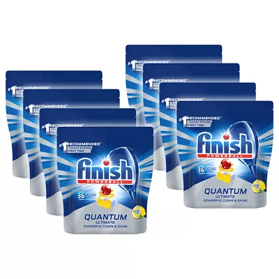 $127 • Buy 288PK Finish Powerball Quantum Ultimate Dishwasher Tabs Tablets Lemon Sparkle