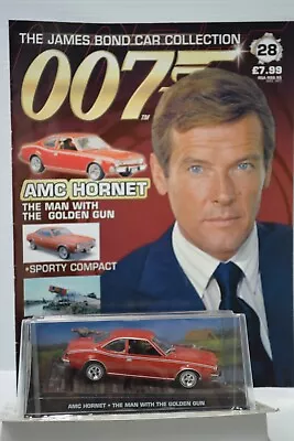 James Bond Car Collection #28 AMC Hornet The Man With The Golden Gun 1:43 NIB • $34