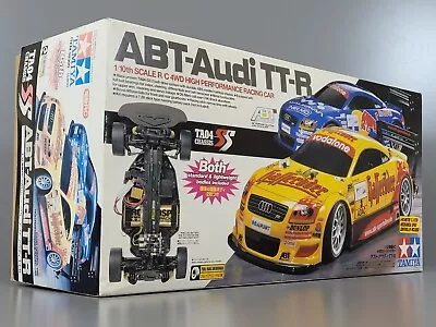 New Open Bag Tamiya 1/10 ABT Audi TT-R DTM 2002 TA04-SS Belt Drive Chassis • $625