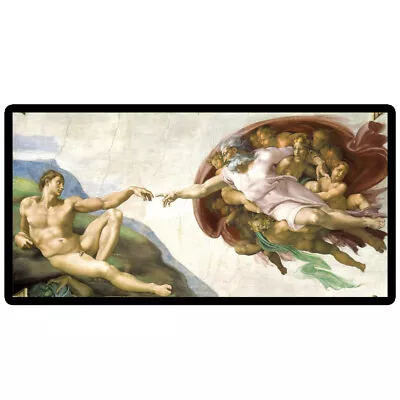   Creation Of Adam  By Michelangelo 17.5  X 9  Timeless Art Mood Mats Moodmats • $42