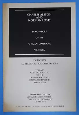 Charles Alston Norman Lewis Innovators African American Aesthetic 1993 Gallery • $28.47