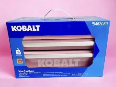 Kobalt Mini 2 Drawer Steel Tool Box Pink (54422) | 25th Anniversary Fast Ship💖 • $39.90