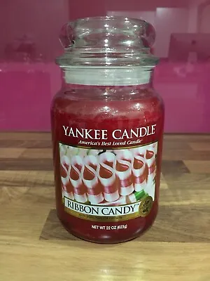 Yankee Candle Ribbon Candy Deerfield LARGE 22 Oz. • £26.50