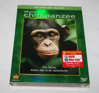 Disney Nature Chimpanzee DVD + Blu-Ray Rated G NEW SEALED • $12.77