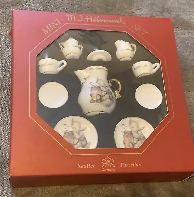Hummel Tea Set Miniature Goebel Reutter Tea Set  Made In Germany • $15
