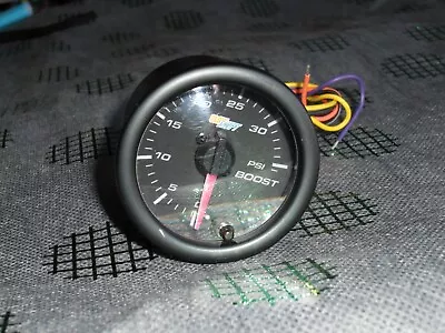 2-1/16  52mm Glow Shift Boost Gauge 0-35 Psi Turbo Fits Ford Mustang 302 351 4.6 • $44.44