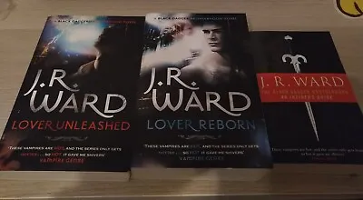 Jr. Ward Black Brotherhood Book Series X3 (9/10 & Insider Guide) • £7