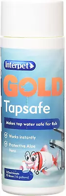 Interpet Gold Tapsafe For Goldfish Bowls Fish Tanks Aquariums Makes Tapwater • £5.05