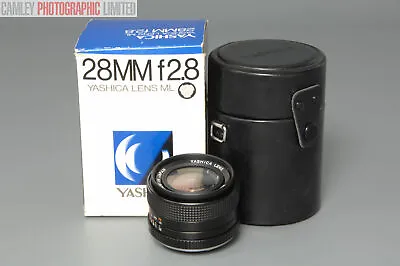 Yashica ML Yashica/Contax Mount Wide Angle Lens F2.8 28mm. Graded: EXC+ [#10557] • £119.95