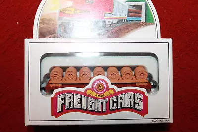 Bachmann N Scale ATSF Santa Fe Flat Car With Load • $12.99