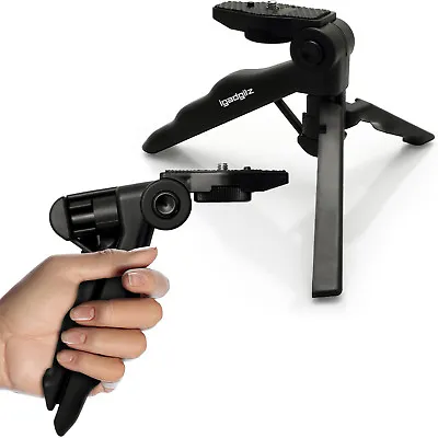 Universal Mini Hand Pistol Grip Tabletop Travel Tripod Stabilizer Stand Holder • £5.99