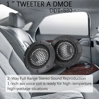 2pc Fit ALPINE DDT-S30 Car Stereo Speakers Music Dome Balanced Car Tweeters 360W • $18.75
