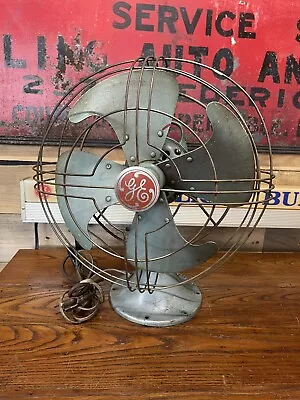 Vintage GE Vortalex Electric Fan 12” Oscillates FM12V41 -Works- • $109