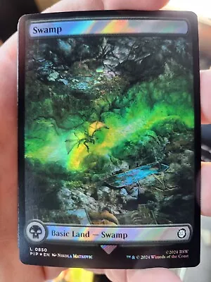 EXACT CARD PICTURE Basic Land Swamp Fallout 850 MTG Magic Gathering Surge Foil • $19.99