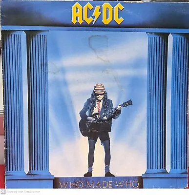 AC/DC Who Made Who 12  Vinyl LP Record Alberts Aussie 1st Pressing Red Label OOP • $150