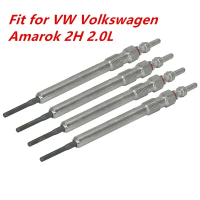 Set Of 4 Glow Plugs Fit For VW Volkswagen Amarok 2H 2.0L Diesel 2011~2017 • $89.09
