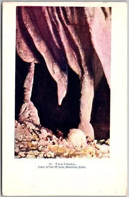 Postcard: Twin Column Cave Of The Winds Manitou Colorado A67 • $3.49