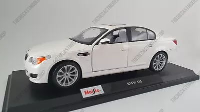 NEW MAISTO 1:18 Scale BMW M5  In Pearl - Diecast Model Car • £39.95