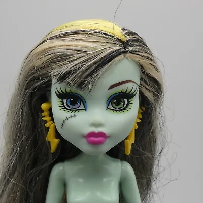 Monster High Frankie Stein Picnic Casket Doll 2014 Nude Earrings BHM97 Mattel • $11.99