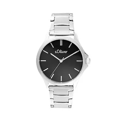 S.oliver Unisex Watch Wrist Watch Stainless Steel Silver 2036546 • $134.27