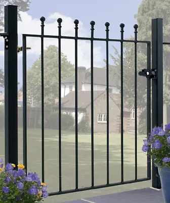 Manroe Ball Top Garden Gates Fits 762mm To 1067mm GAPS X 915mm Or 1220mm High • £114