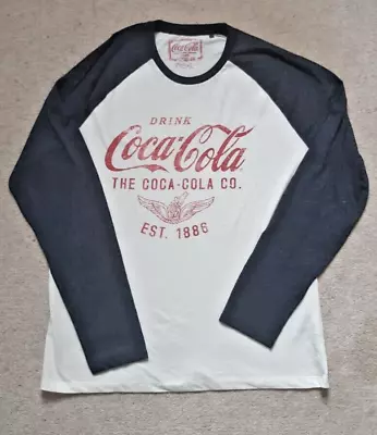 Next Men's Coca-Cola T-Shirt Size XXL Long Sleeved • £3.99